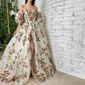 Floral Appliqué Gown